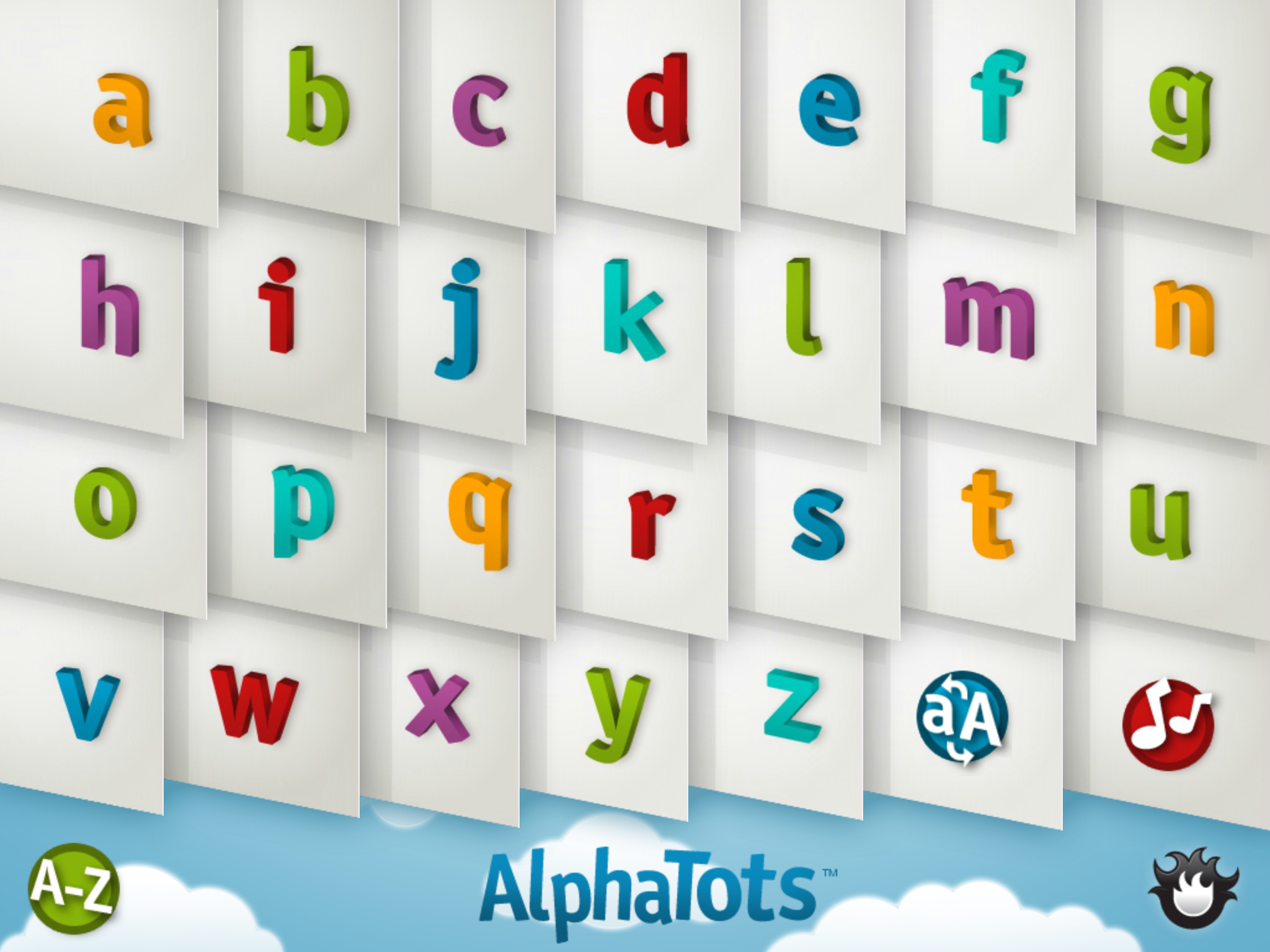 Android application AlphaTots Alphabet screenshort