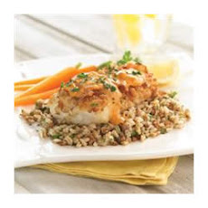 Pretzel Crusted Cod with Apricot Dijon Sauce