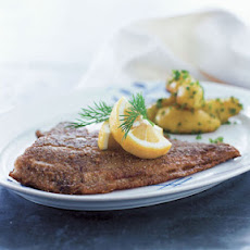 Pan-Fried Flounder with Potatoes in Parsley