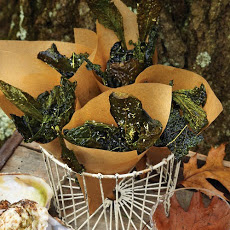 Kale Crisps with Sea Salt and Lemon