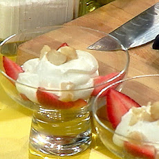 Strawberries and Cream with Macadamia Nuts