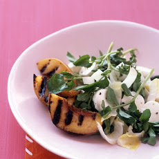 Watercress, Endive, and Grilled-Peach Salad