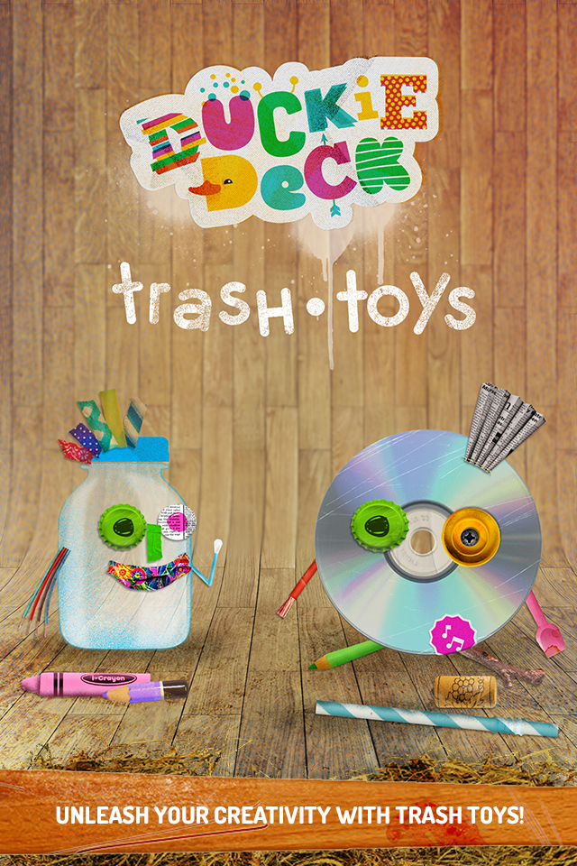 Android application Duckie Deck Trash Toys screenshort