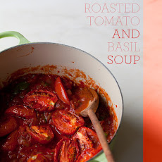 Creamy Roasted Tomato & Basil Soup