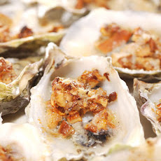 Chanterelle and Parmesan Oysters