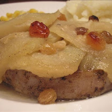 Baked Pork Chops and Apples