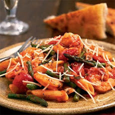 Shrimp, Asparagus, and Penne Pasta