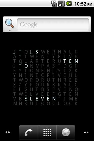 Text Clock