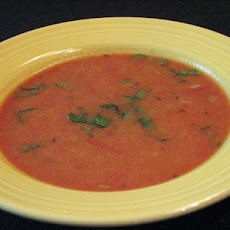 Fresh Cream of Tomato Soup With Basil - Ww 2 Points