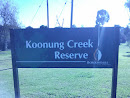Koonung Creek Reserve Sign