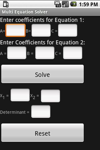 Multi Equation Solver Pro