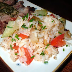 Rice With Chayote (Fritanga)