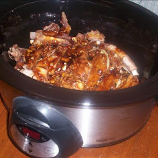 Crock Pot Barbecued Ribs