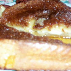 French Toast With Pears, Brie, and Cinnamon