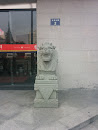 上海银行石狮子