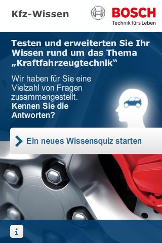 Bosch Kfz Wissensquiz