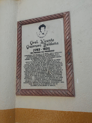 Placa De Guerrero