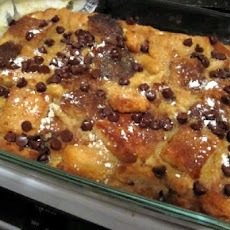 Dulce de Leche and Chocolate Chunk Bread Pudding