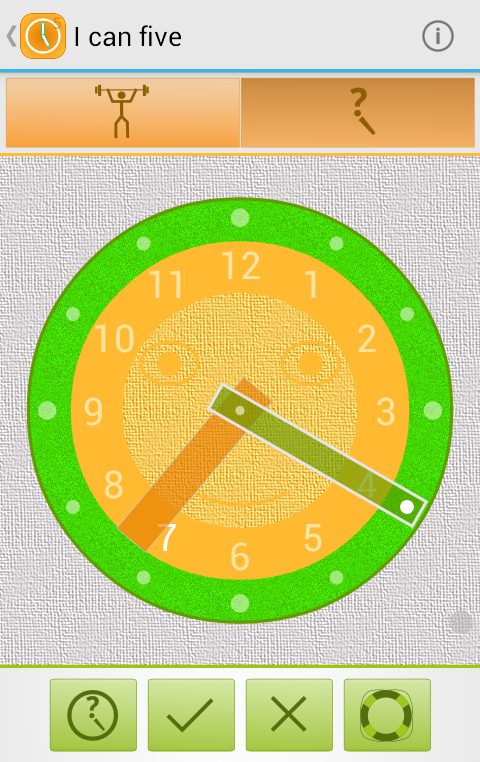 Android application Clock and time for kids (FREE) screenshort