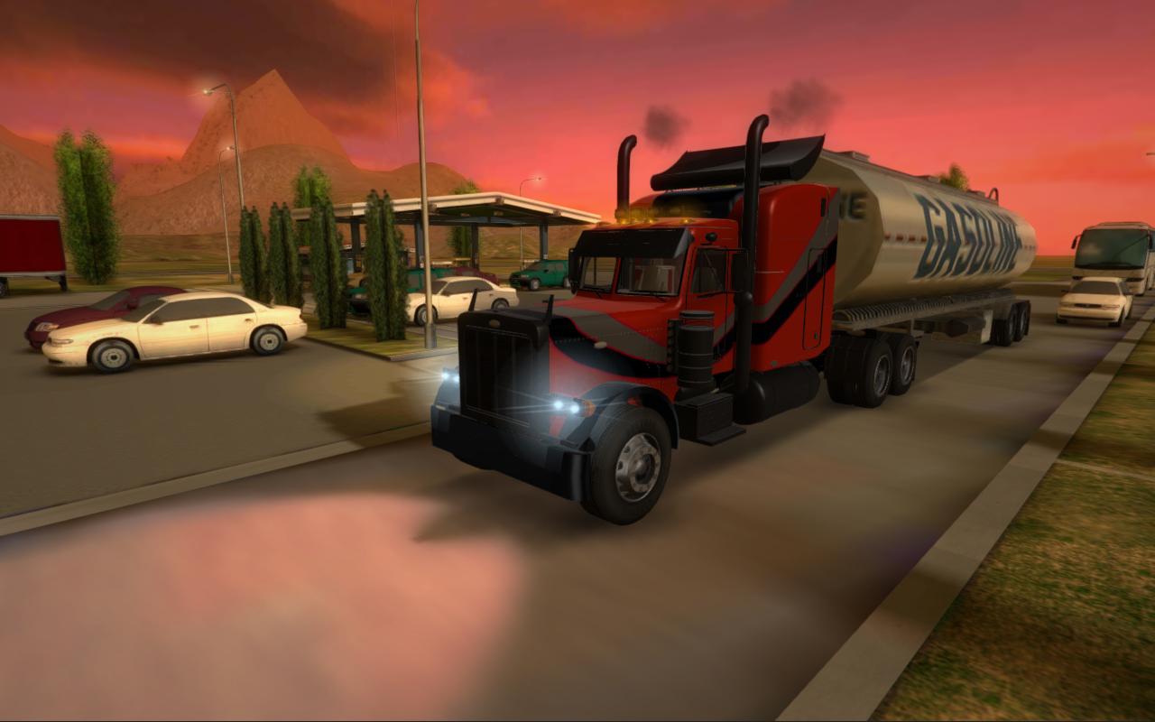 Android application Truck Simulator 3D screenshort
