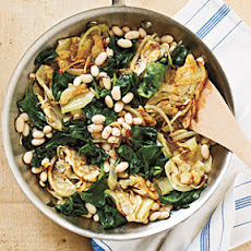 Warm White Beans with Roasted Fennel
