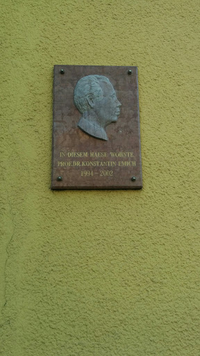 Prof. Konstantin Antin Emich - Memorial