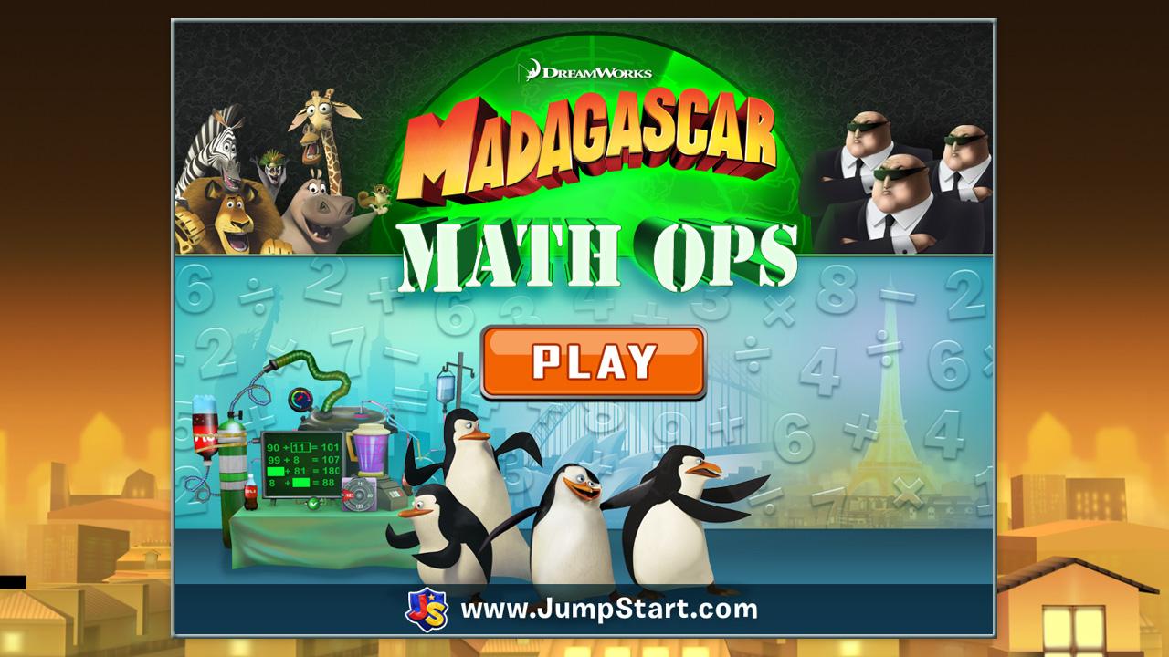 Android application Madagascar Math Ops screenshort