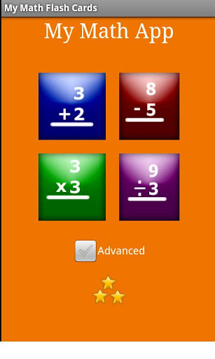 My Math Flash Cards App