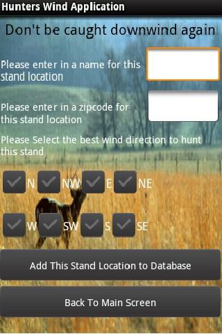 Hunters Wind Direction App