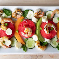 Grilled Shrimp and Melon Salad