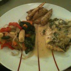 Coconut, Lime and Chilli Baked Fish With Thai Potato Wedges