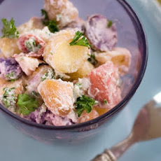 Easy Vegan Heirloom Potato Salad