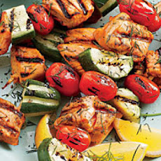 Grilled Salmon Kabobs
