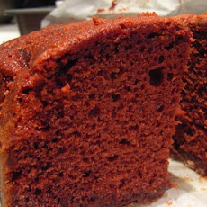 Red Velvet Pecan Praline Pound Cake
