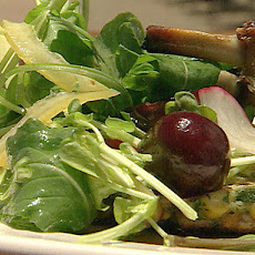 Cherry and Snow Pea Sprout Salad