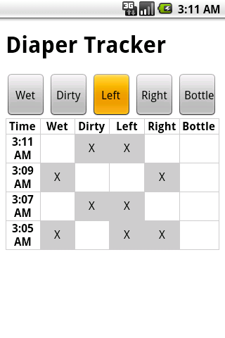 Diaper Tracker