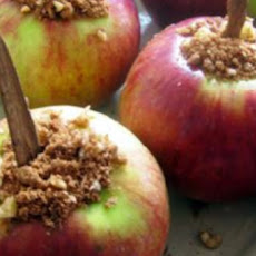 Baked, Biscuit-filled Apple
