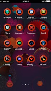 How to mod Red Heart C Launcher Theme 4.8.6 unlimited apk for bluestacks