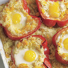 Baked Nestled Eggs