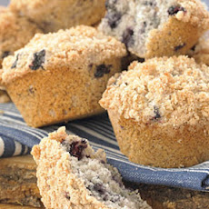 Blueberry Muffins with Streusel Topping