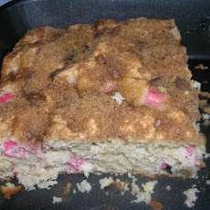 Rhubarb Coffee Cake