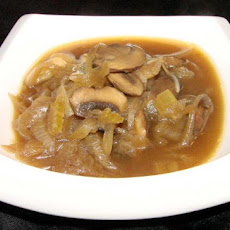 Roasted Onion & Mushroom Soup