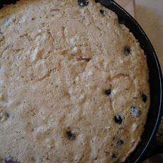 Corn Bacon Blueberry Skillet Cake