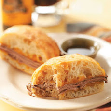Cheddar French Dip Sandwiches Recipe