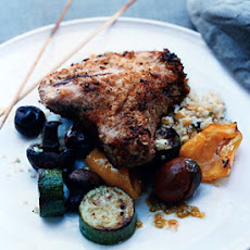 Grilled Breaded Pork Chops