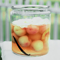 Peaches in Sauternes