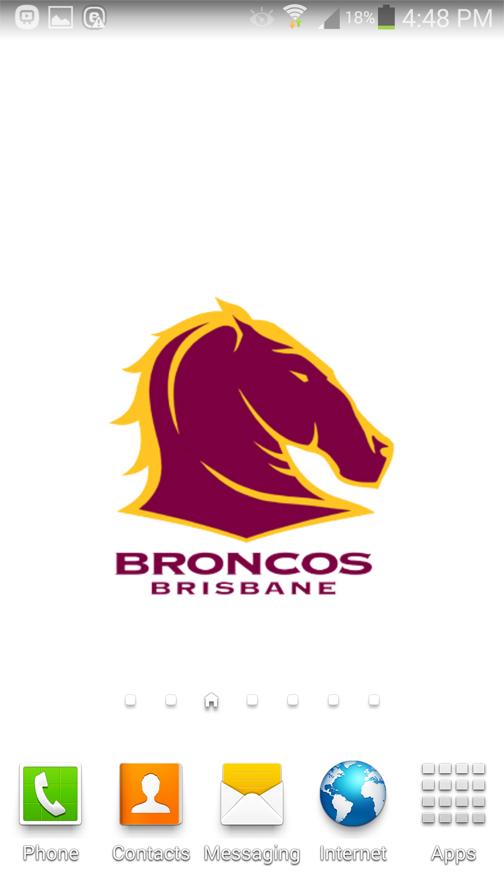 Android application Brisbane Broncos SpinningLogo screenshort