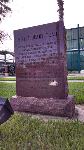 Purple Heart Trail Marker 