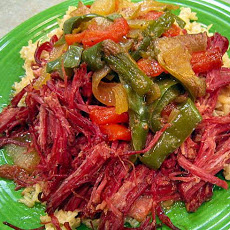 Corned Beef Brisket in Raspberry Vinaigrette (Crock Pot)