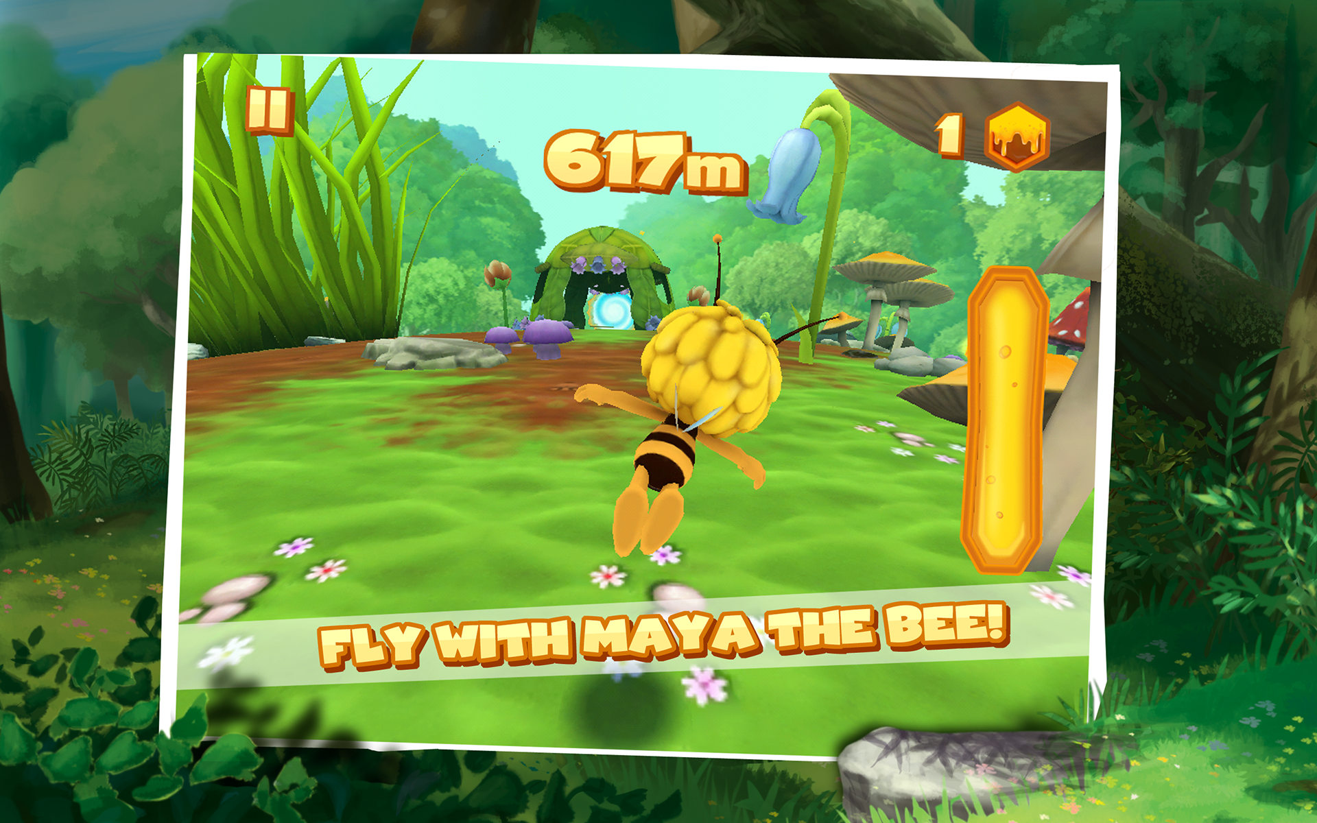 Android application Maya The Bee: Flying Challenge screenshort